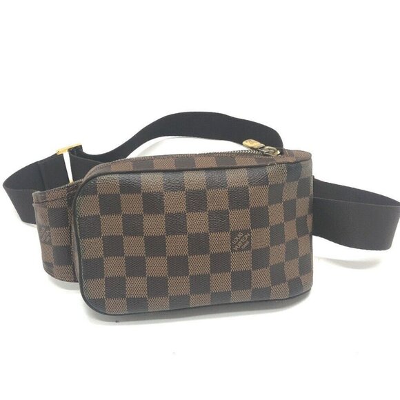 LOUIS VUITTON N51994 Damier Geronimos Bag Shoulder Bag waist pouch body bag - Picture 1 of 15